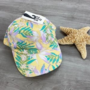 🔆BILLABONG🔆 BEACH POOL BOAT FLORAL ADJUSTABLE HAT